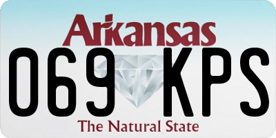 AR license plate 069KPS