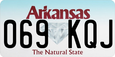 AR license plate 069KQJ
