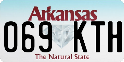 AR license plate 069KTH