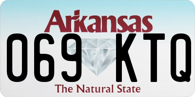 AR license plate 069KTQ