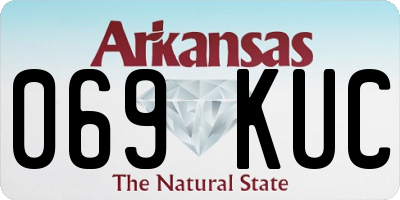 AR license plate 069KUC