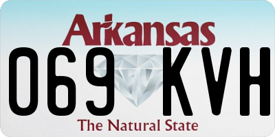AR license plate 069KVH