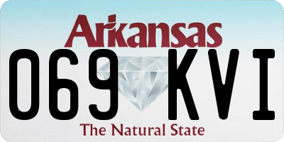 AR license plate 069KVI