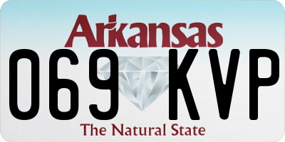 AR license plate 069KVP