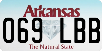 AR license plate 069LBB