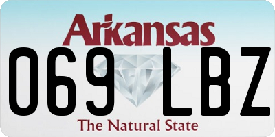 AR license plate 069LBZ