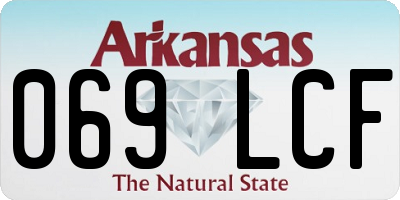 AR license plate 069LCF
