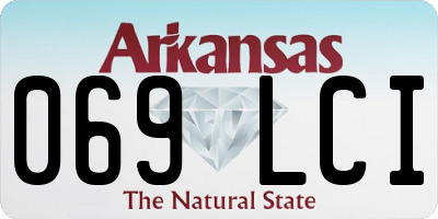 AR license plate 069LCI
