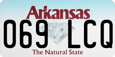 AR license plate 069LCQ