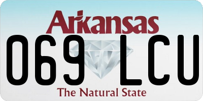 AR license plate 069LCU