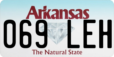 AR license plate 069LEH