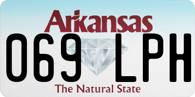 AR license plate 069LPH