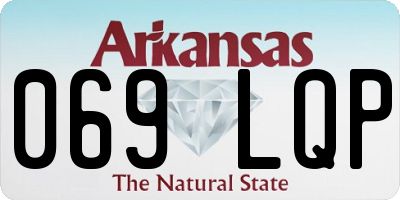 AR license plate 069LQP