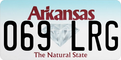 AR license plate 069LRG