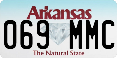 AR license plate 069MMC