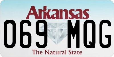 AR license plate 069MQG