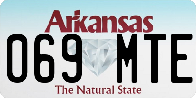 AR license plate 069MTE