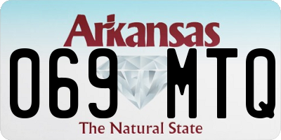 AR license plate 069MTQ