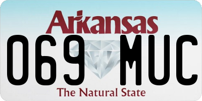AR license plate 069MUC