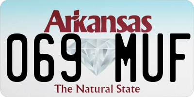 AR license plate 069MUF