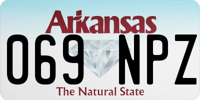 AR license plate 069NPZ