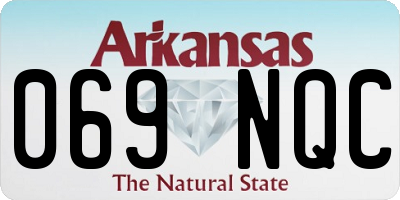 AR license plate 069NQC