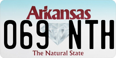AR license plate 069NTH