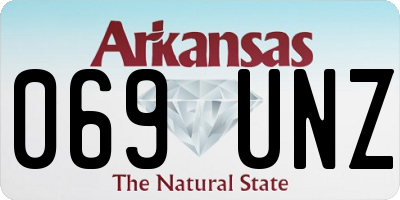 AR license plate 069UNZ