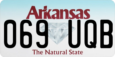 AR license plate 069UQB