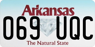 AR license plate 069UQC