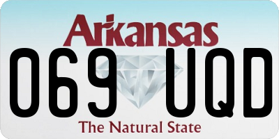 AR license plate 069UQD