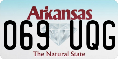 AR license plate 069UQG