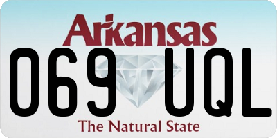 AR license plate 069UQL