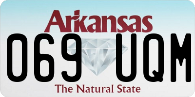 AR license plate 069UQM