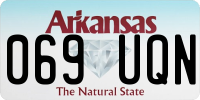 AR license plate 069UQN