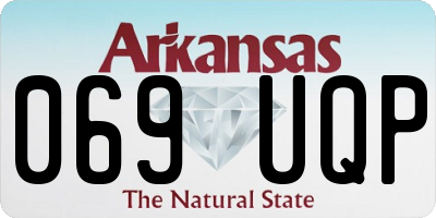 AR license plate 069UQP