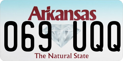 AR license plate 069UQQ