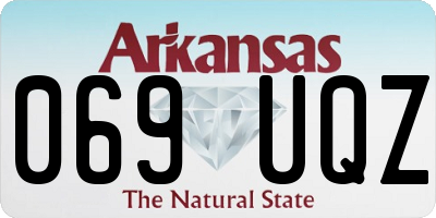 AR license plate 069UQZ
