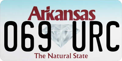 AR license plate 069URC