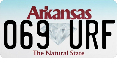 AR license plate 069URF