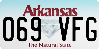 AR license plate 069VFG
