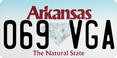 AR license plate 069VGA