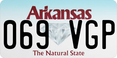 AR license plate 069VGP