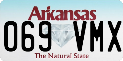 AR license plate 069VMX