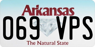 AR license plate 069VPS
