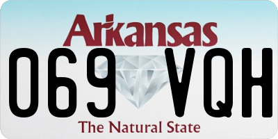 AR license plate 069VQH