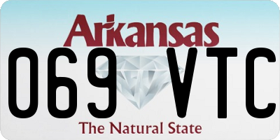 AR license plate 069VTC