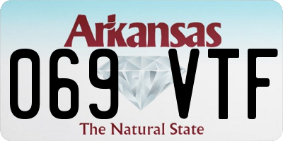 AR license plate 069VTF