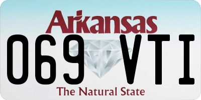 AR license plate 069VTI