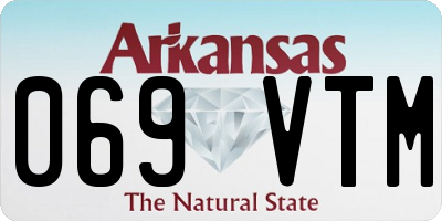 AR license plate 069VTM